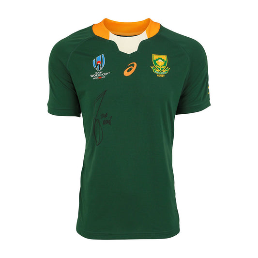Authentically Signed Tendai "Beast" Mtawarira Springboks Rugby World Cup Jersey 2019 by Signables