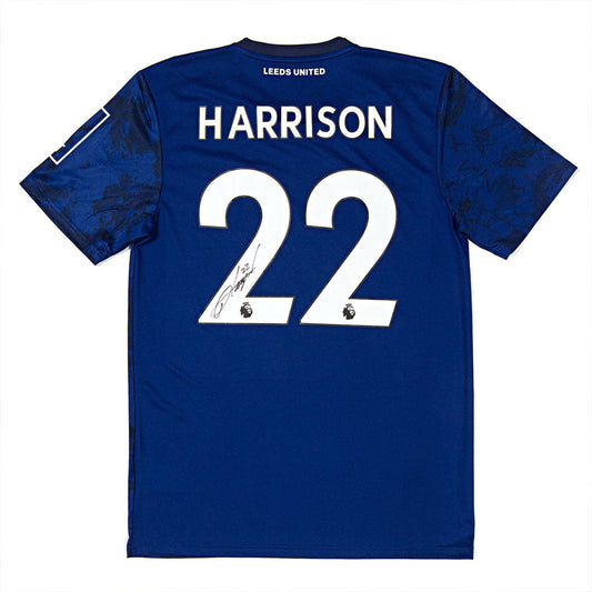 Authentically Signed Jack Harrison Leads United 2021/22 Away Jersey by Signables
