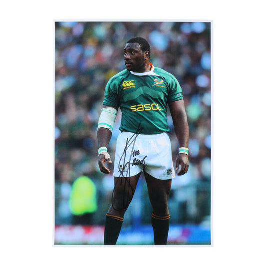 Authentically Signed Tendai "Beast" Mtawarira Image by Signables
