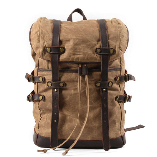 Canvas Casual Shoulder Backpack Waterproof Outdoor Travel Student Schoolbag - MVP Sports Wear & Gear