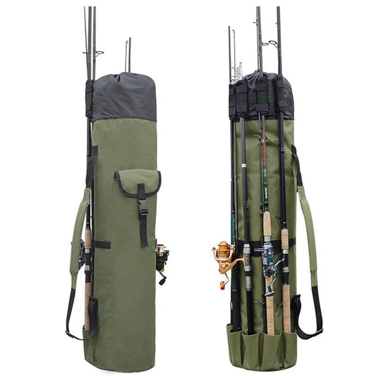 Cylinder Outdoor Multifunctional Fishing Rod Bag Gear Storage - MVP Sports Wear & Gear