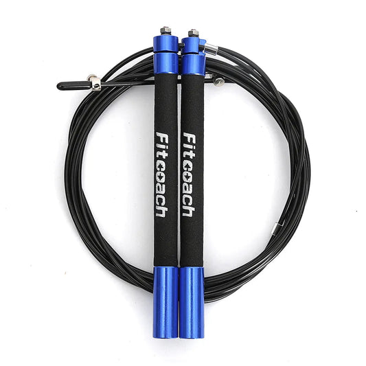 Speed Jump Rope Ball Bearing Metal Handle Sport Skipping,Stainless Steel Cable Crossfit Fitness Equipment - MVP Sports Wear & Gear
