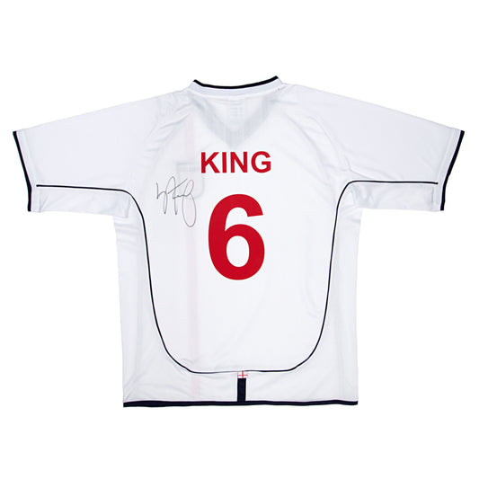 Ledley King Authentically Signed England Home Jersey by Signables