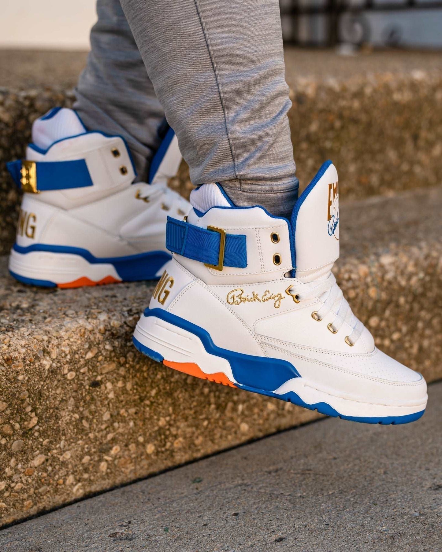 33 HI 10 YEAR ANNIVERSARY White/Blue/Orange/Gold by Ewing Athletics - MVP Sports Wear & Gear