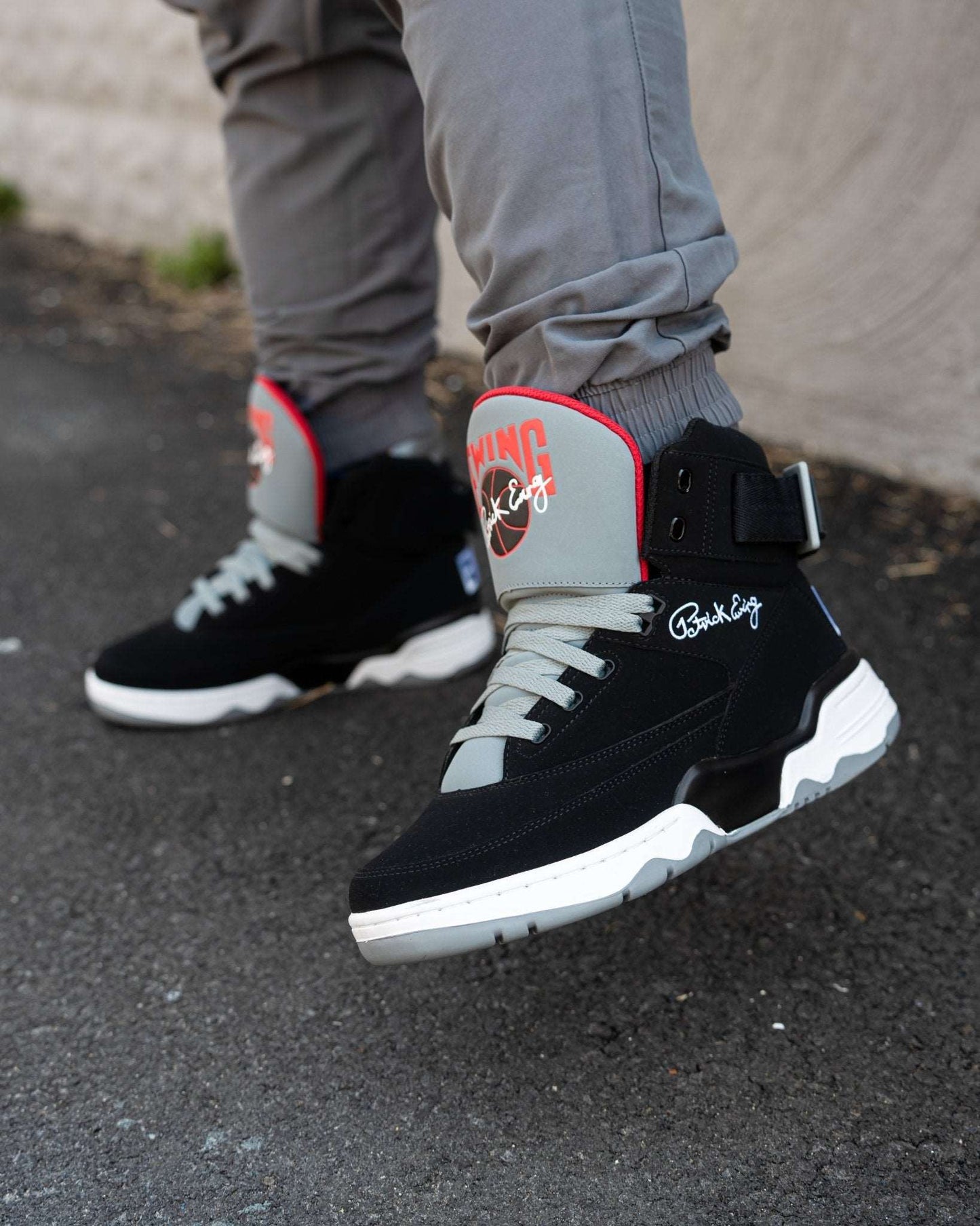 33 HI Black/Grey/Red by Ewing Athletics - MVP Sports Wear & Gear