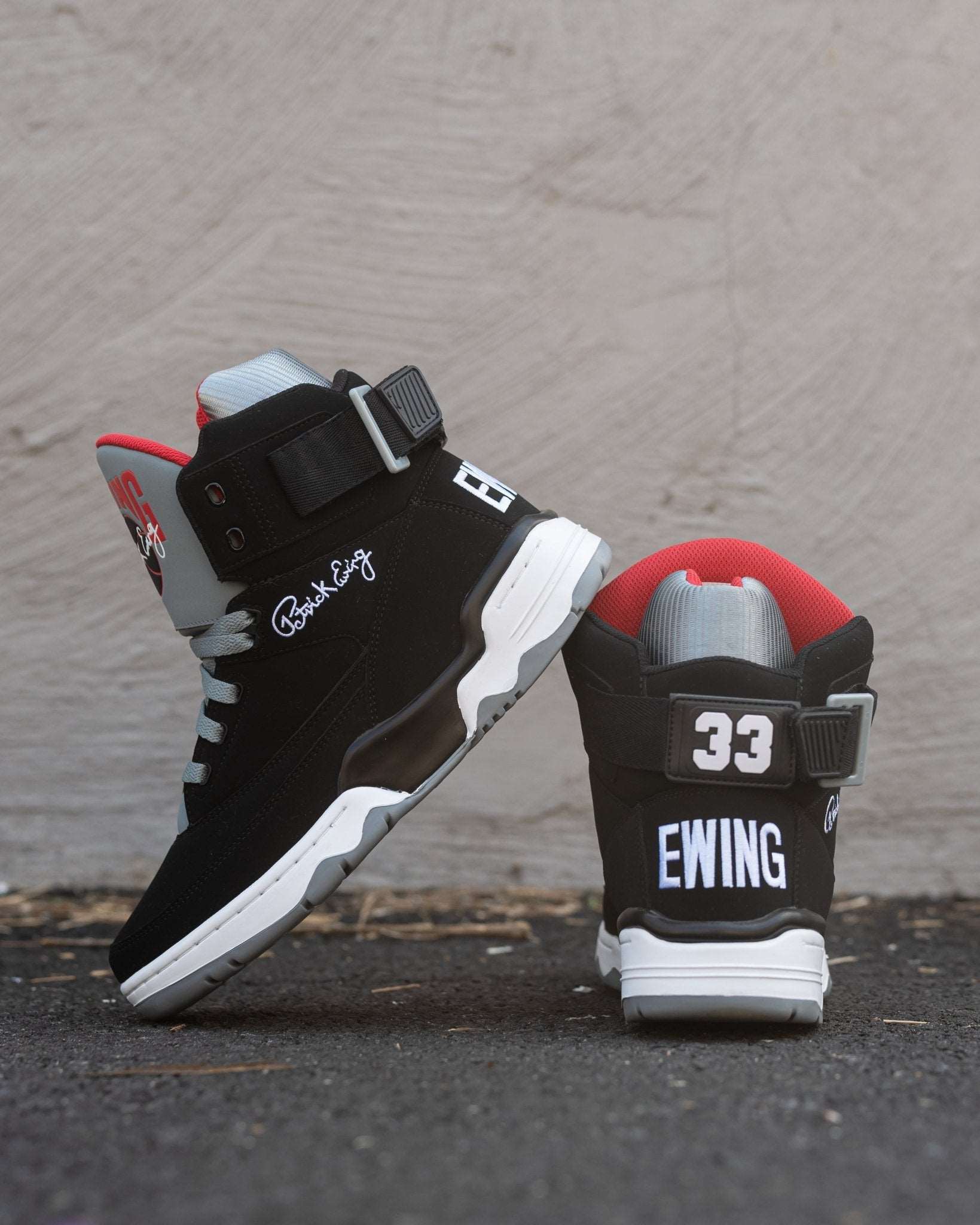 33 HI Black/Grey/Red by Ewing Athletics - MVP Sports Wear & Gear