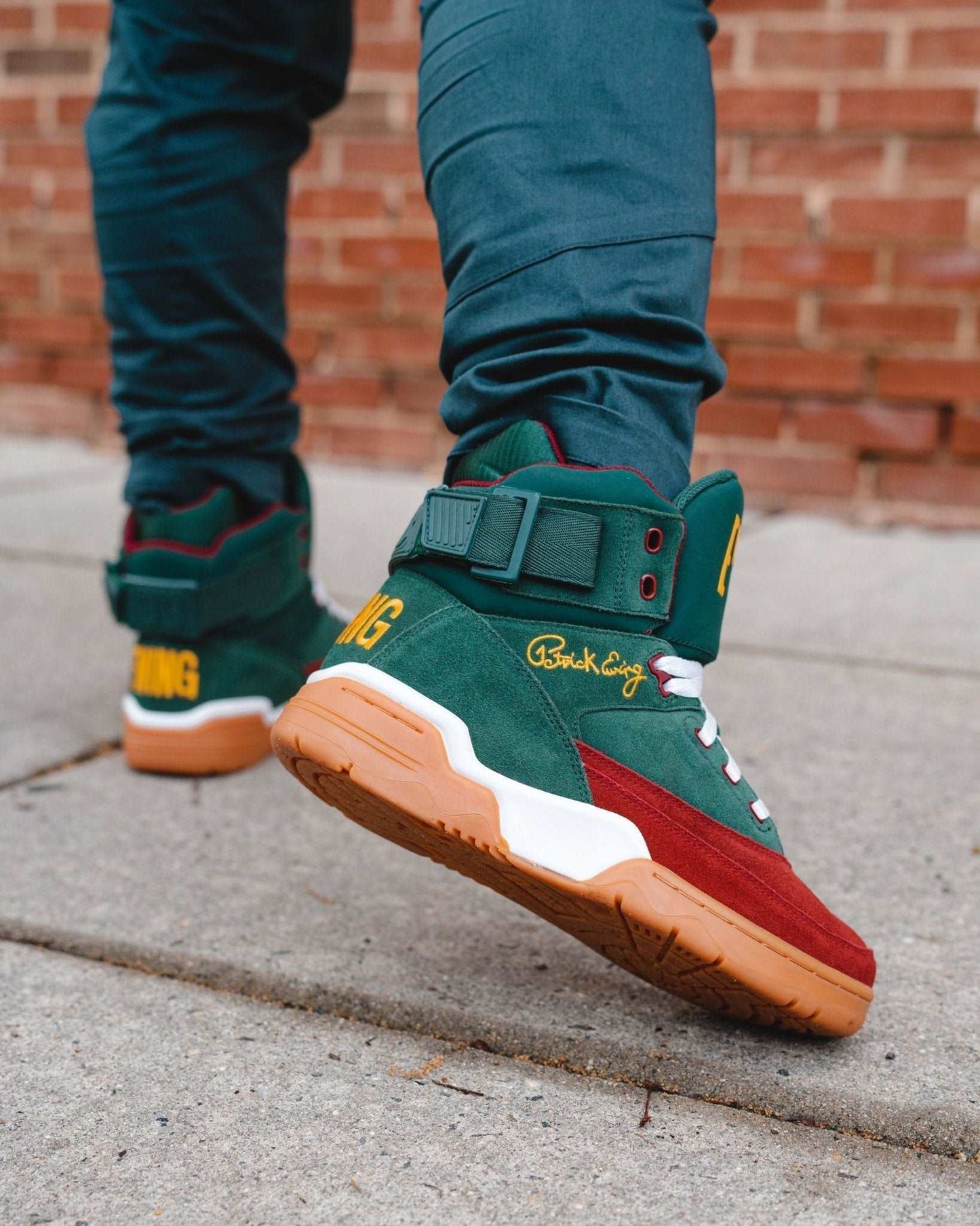 33 HI Green/Burgundy/Gum SEATTLE by Ewing Athletics - MVP Sports Wear & Gear