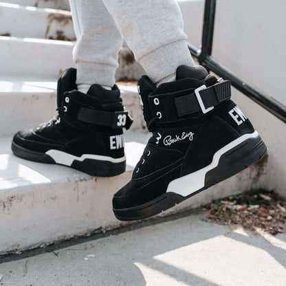 33 HI OG Black Suede/White by Ewing Athletics - MVP Sports Wear & Gear