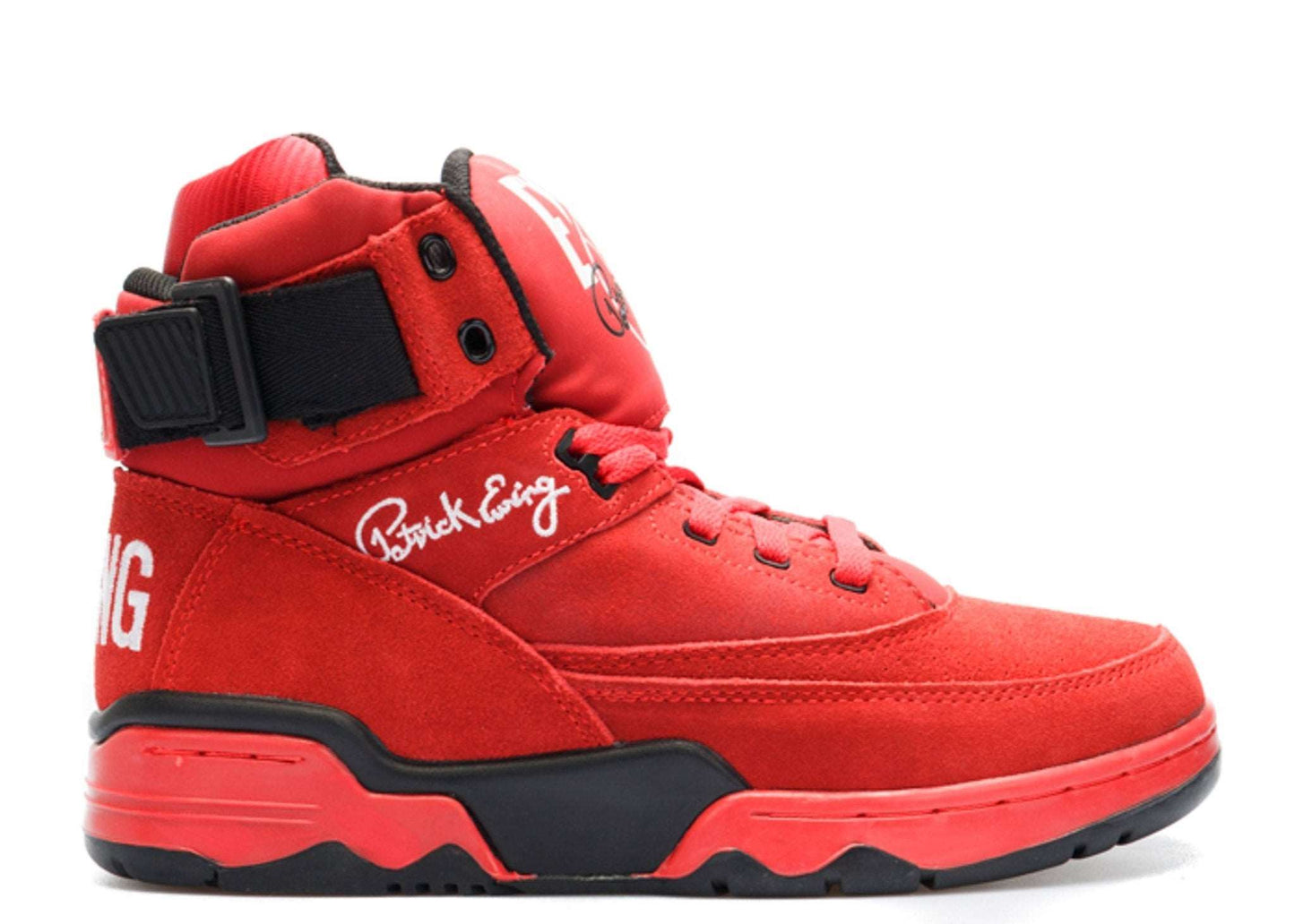 33 HI OG Red Suede/White/Black by Ewing Athletics - MVP Sports Wear & Gear