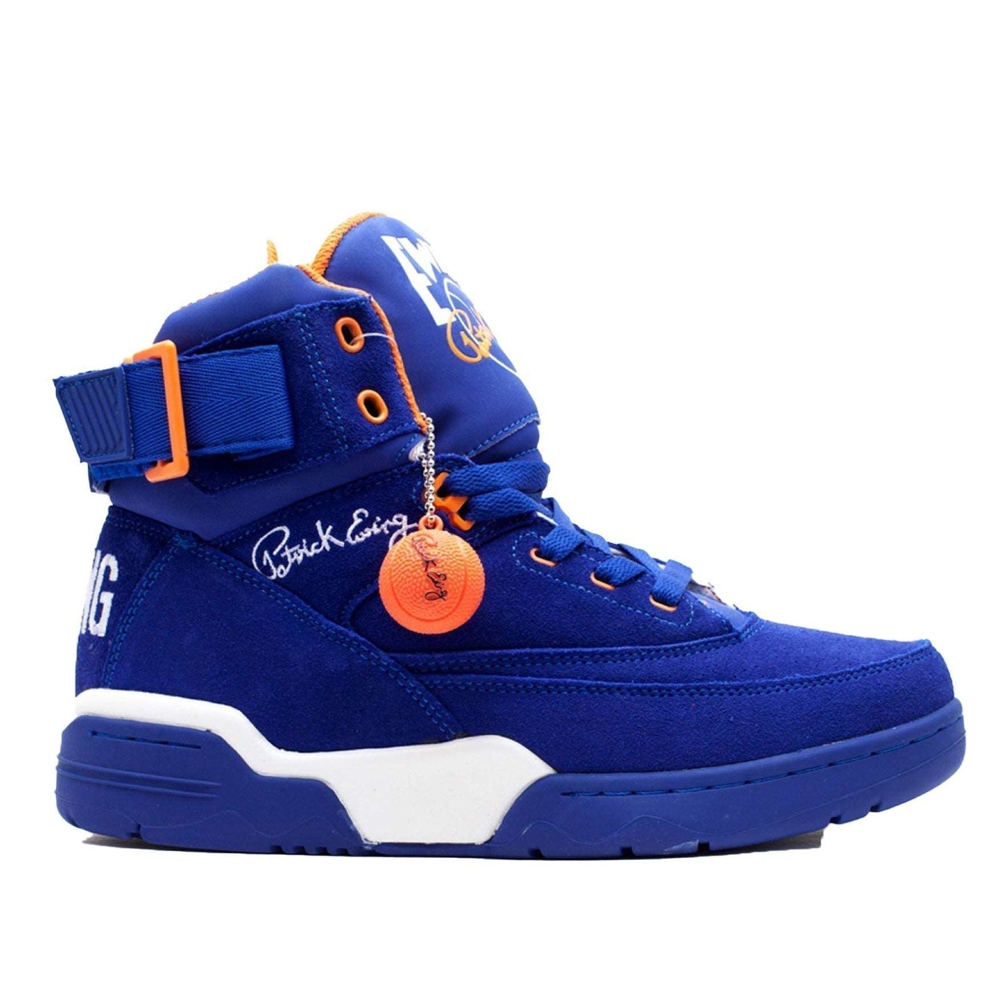 33 HI OG Royal Suede/White/Orange by Ewing Athletics - MVP Sports Wear & Gear