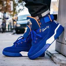 33 HI OG Royal Suede/White/Orange by Ewing Athletics - MVP Sports Wear & Gear