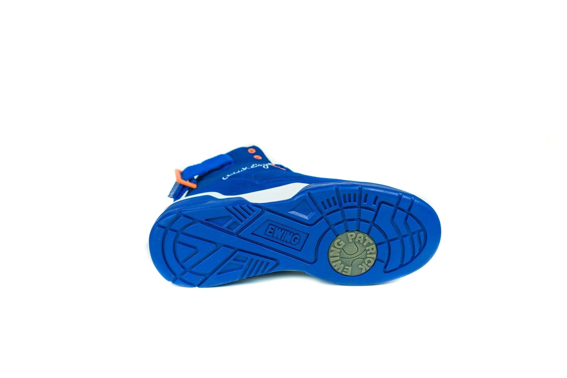 33 HI OG Royal Suede/White/Orange by Ewing Athletics - MVP Sports Wear & Gear