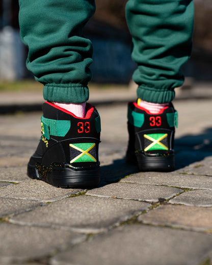 33 MID Black/Green/Red JAMAICA by Ewing Athletics - MVP Sports Wear & Gear