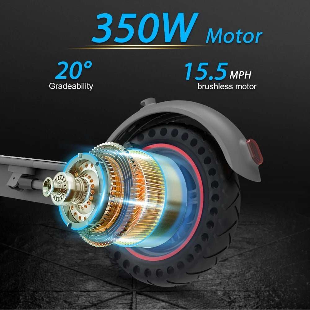 350W Foldable Electric Scooter Up To 25 KM/H 36V 10.4AH 30KM Range Adults Commute - MVP Sports Wear & Gear