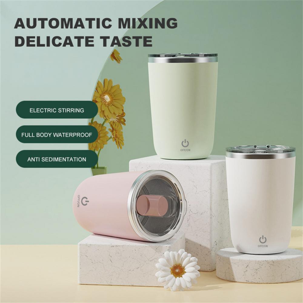 350ml Automatic Self Stirring Mug Coffee Milk Juice Electric Stainless Steel Rotating Magnetic - MVP Sports Wear & Gear