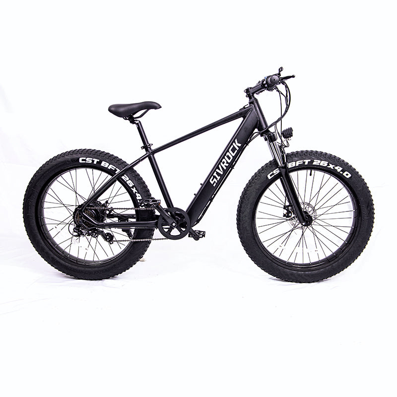 Sivrock Ebike Electric Bike 26\' Fat Tire 1000W Motor 48V 15Ah Large Battery Mountain E-Bike Shimano 7-Speed Bicycle - MVP Sports Wear & Gear