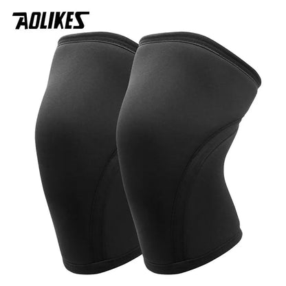 AOLIKES 1 Pair 7mm Neoprene Sports Kneepads Compression Weightlifting Pressured Crossfit Support Men and Women MVP Sports Wear & Gear