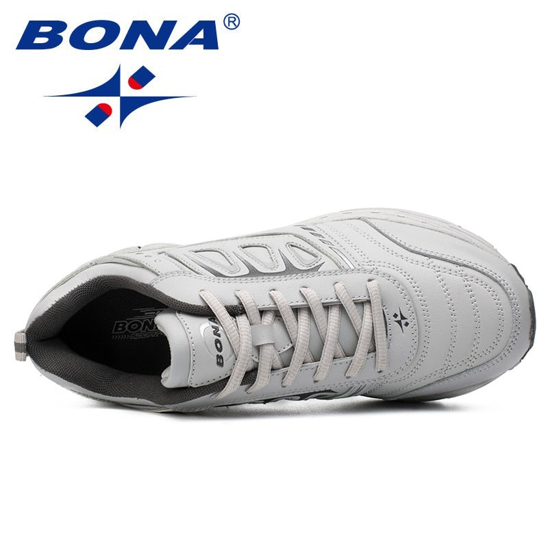 BONA New Style Men's Running Outdoor Jogging Trekking Sneakers Lace Up Athletic Comfortable Light Soft Free Shipping - MVP Sports Wear & Gear