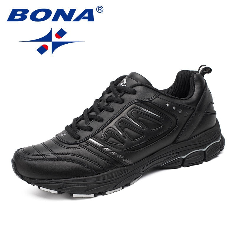 BONA New Style Men's Running Outdoor Jogging Trekking Sneakers Lace Up Athletic Comfortable Light Soft Free Shipping - MVP Sports Wear & Gear