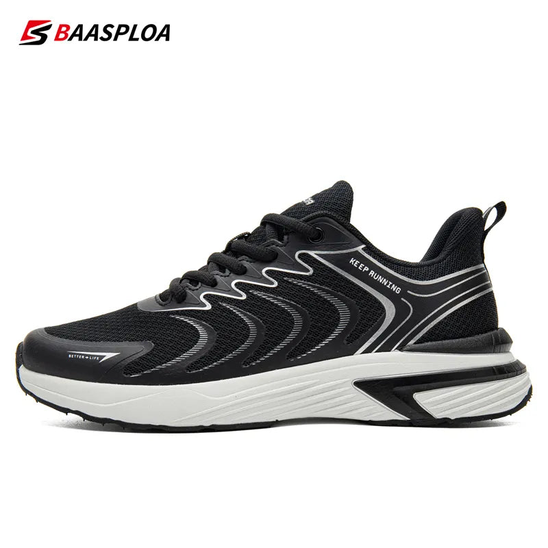 Baasploa 2023 Men's Running Shoes Lightweight Mesh Breathable Fashion Outdoor - MVP Sports Wear & Gear