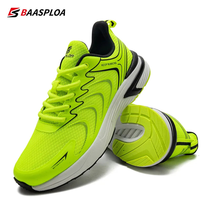 Baasploa 2023 Men's Running Shoes Lightweight Mesh Breathable Fashion Outdoor - MVP Sports Wear & Gear