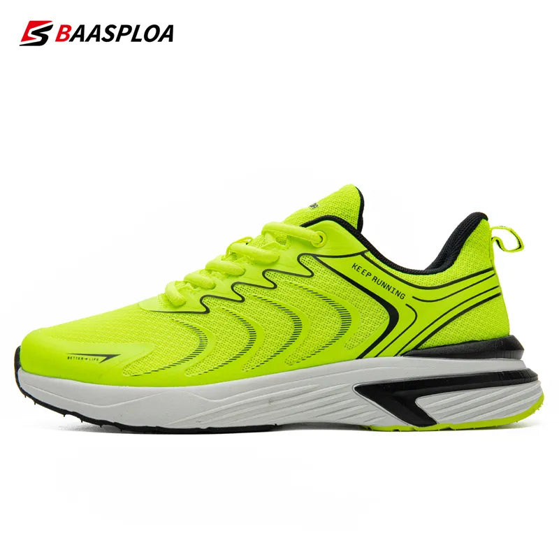 Baasploa 2023 Men's Running Shoes Lightweight Mesh Breathable Fashion Outdoor MVP Sports Wear & Gear