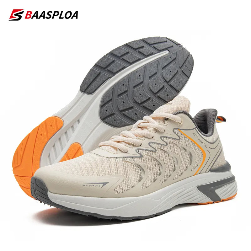 Baasploa 2023 Men's Running Shoes Lightweight Mesh Breathable Fashion Outdoor - MVP Sports Wear & Gear