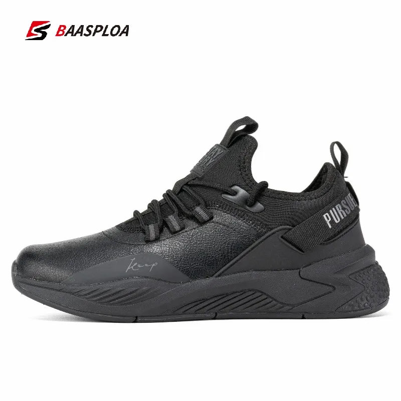 Baasploa 2023 Men's Running Shoes Non-slip Shock Absorption Lightweight Waterproof Breathable - MVP Sports Wear & Gear