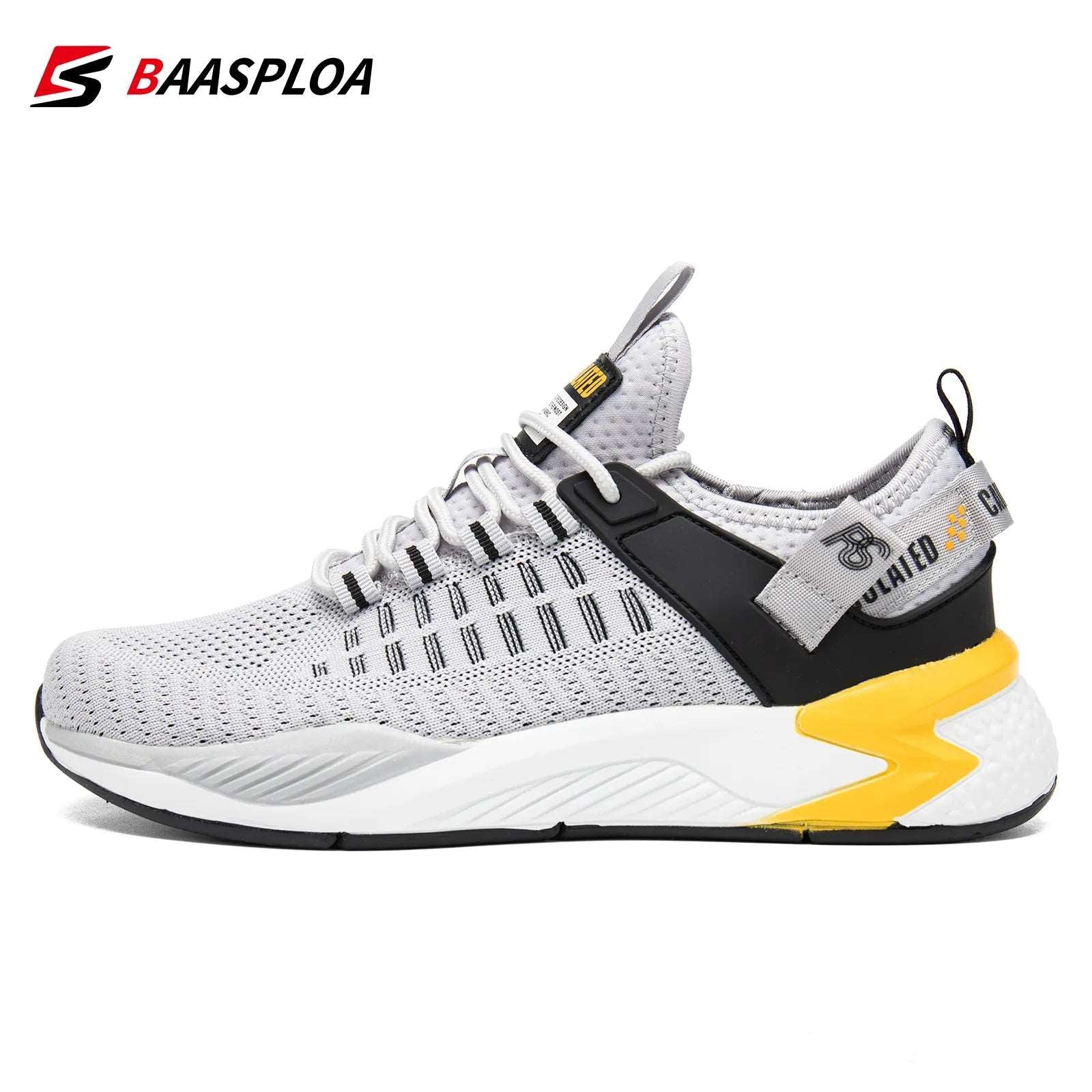 Baasploa 2023 Men's Running Shoes Non-slip Shock Absorption Lightweight Waterproof Breathable MVP Sports Wear & Gear