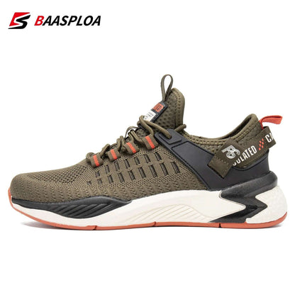 Baasploa 2023 Men's Running Shoes Non-slip Shock Absorption Lightweight Waterproof Breathable MVP Sports Wear & Gear