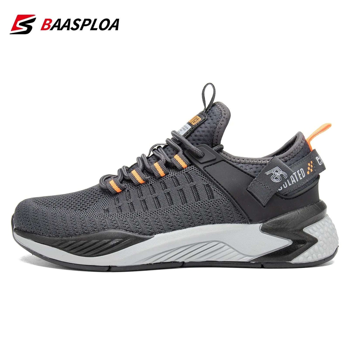 Baasploa 2023 Men's Running Shoes Non-slip Shock Absorption Lightweight Waterproof Breathable - MVP Sports Wear & Gear