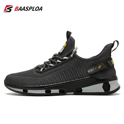 Baasploa 2023 New Men's Sneaker Comfortable Knit Breathable Anti-Slip Shock-Absorbing - MVP Sports Wear & Gear