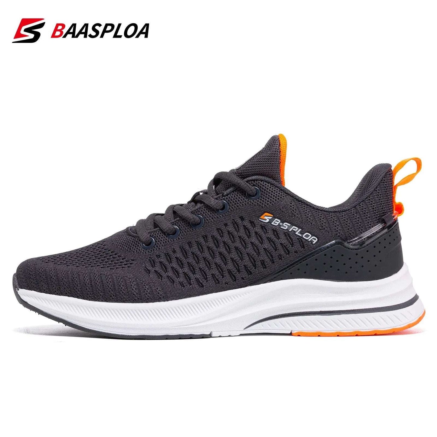 Baasploa Men Knit Casual Breathable Trendy Sneakers Original Light Shock Absorption - MVP Sports Wear & Gear