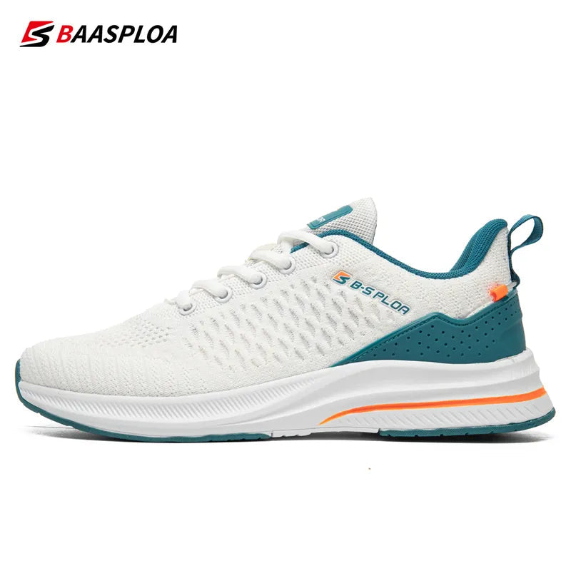 Baasploa Men Knit Casual Breathable Trendy Sneakers Original Light Shock Absorption MVP Sports Wear & Gear