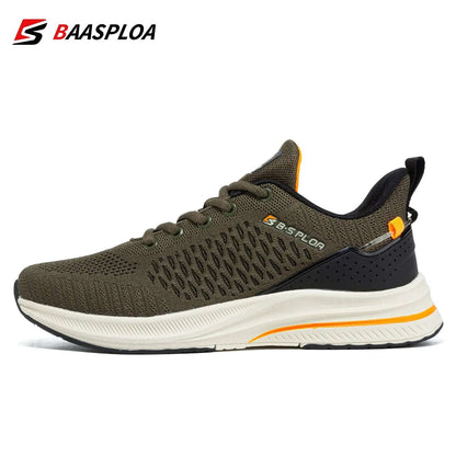 Baasploa Men Knit Casual Breathable Trendy Sneakers Original Light Shock Absorption - MVP Sports Wear & Gear