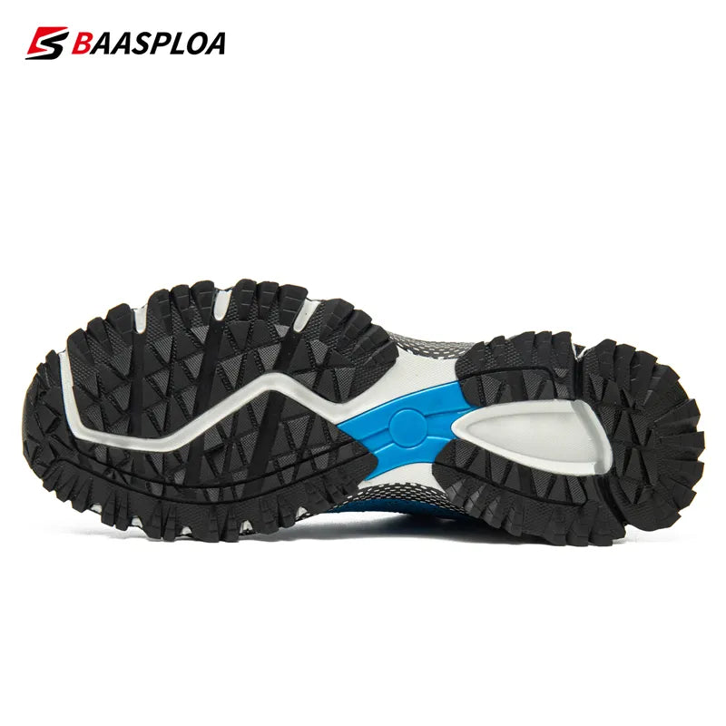 Baasploa Men Professional Running Shoes Breathable Training Shoes Lightweight Sneakers Non-Slip Track Tennis Walking Sport Shoe - MVP Sports Wear & Gear