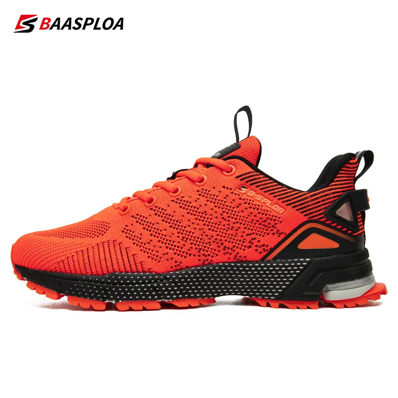 Baasploa Men Professional Running Shoes Breathable Training Shoes Lightweight Sneakers Non-Slip Track Tennis Walking Sport Shoe MVP Sports Wear & Gear