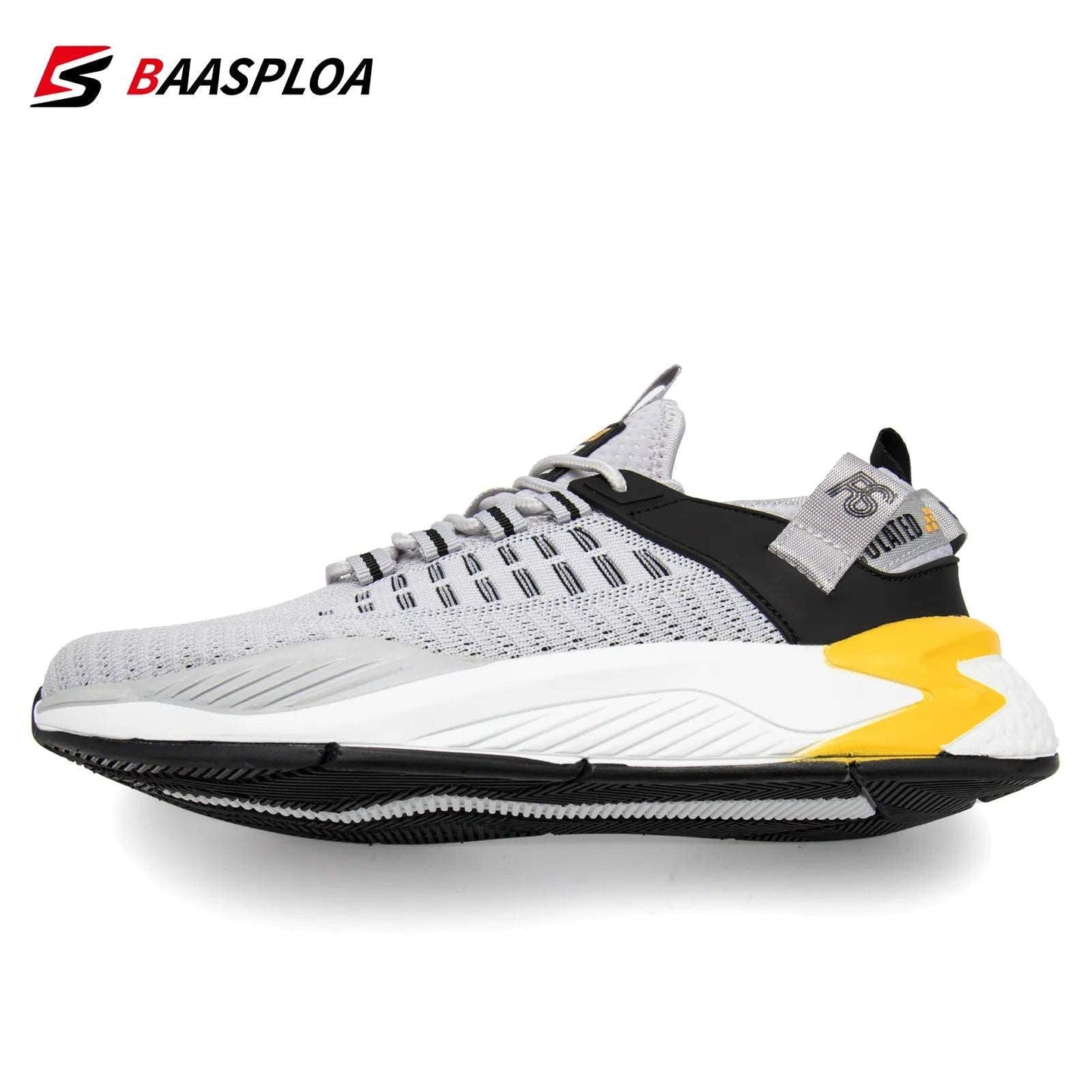 Baasploa Men's Running Shoes Lightweight Breathable Mesh Wear-resistant Casual Non-slip - MVP Sports Wear & Gear