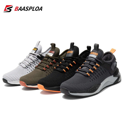 Baasploa Men's Running Shoes Lightweight Breathable Mesh Wear-resistant Casual Non-slip - MVP Sports Wear & Gear