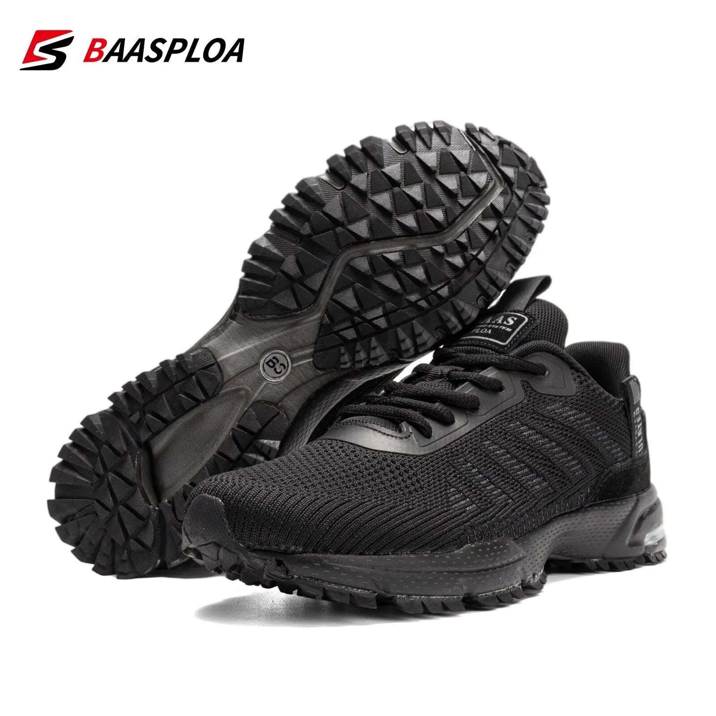 Baasploa Men's Running Shoes Lightweight Designer Breathable Non Slip 2023 New - MVP Sports Wear & Gear