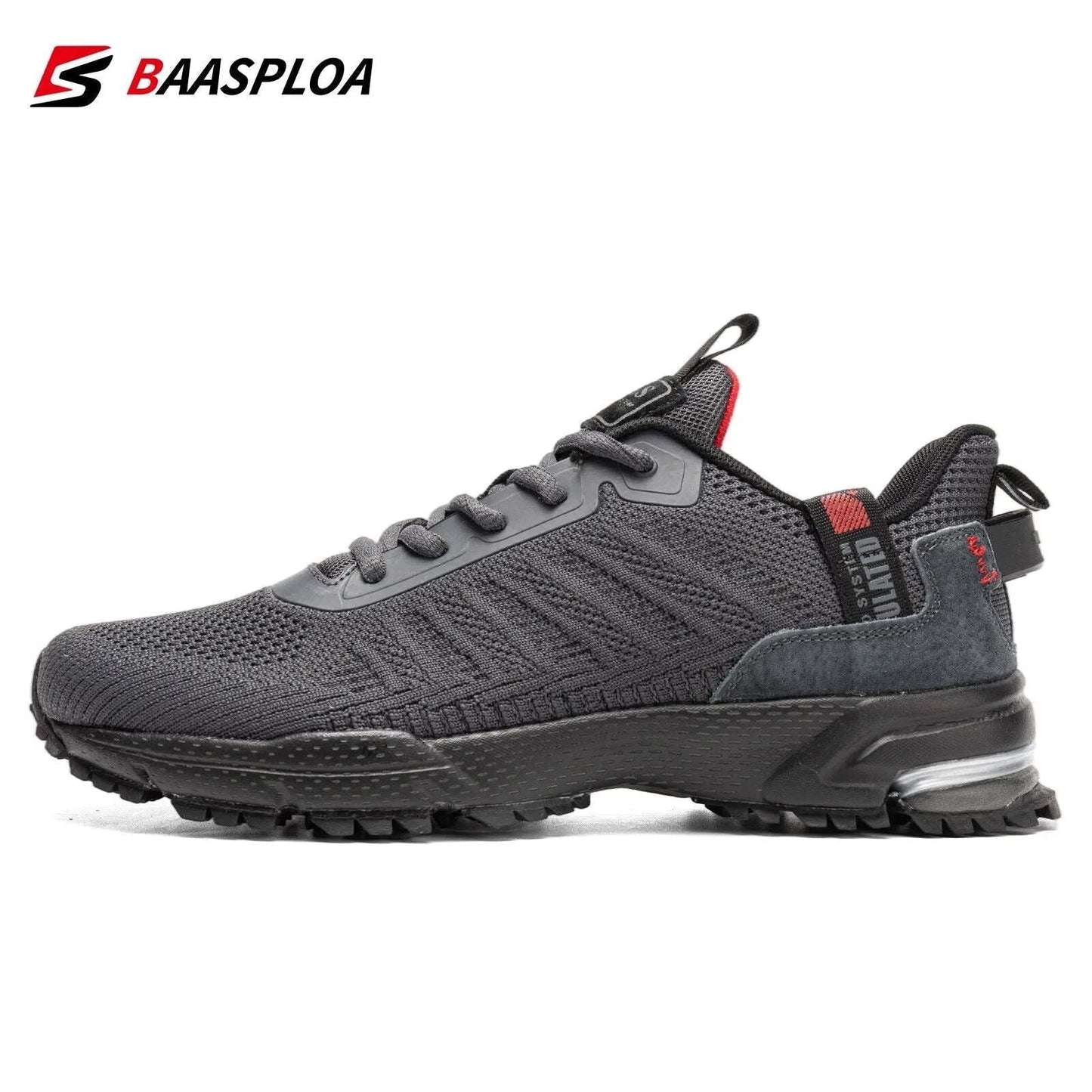 Baasploa Men's Running Shoes Lightweight Designer Breathable Non Slip 2023 New - MVP Sports Wear & Gear