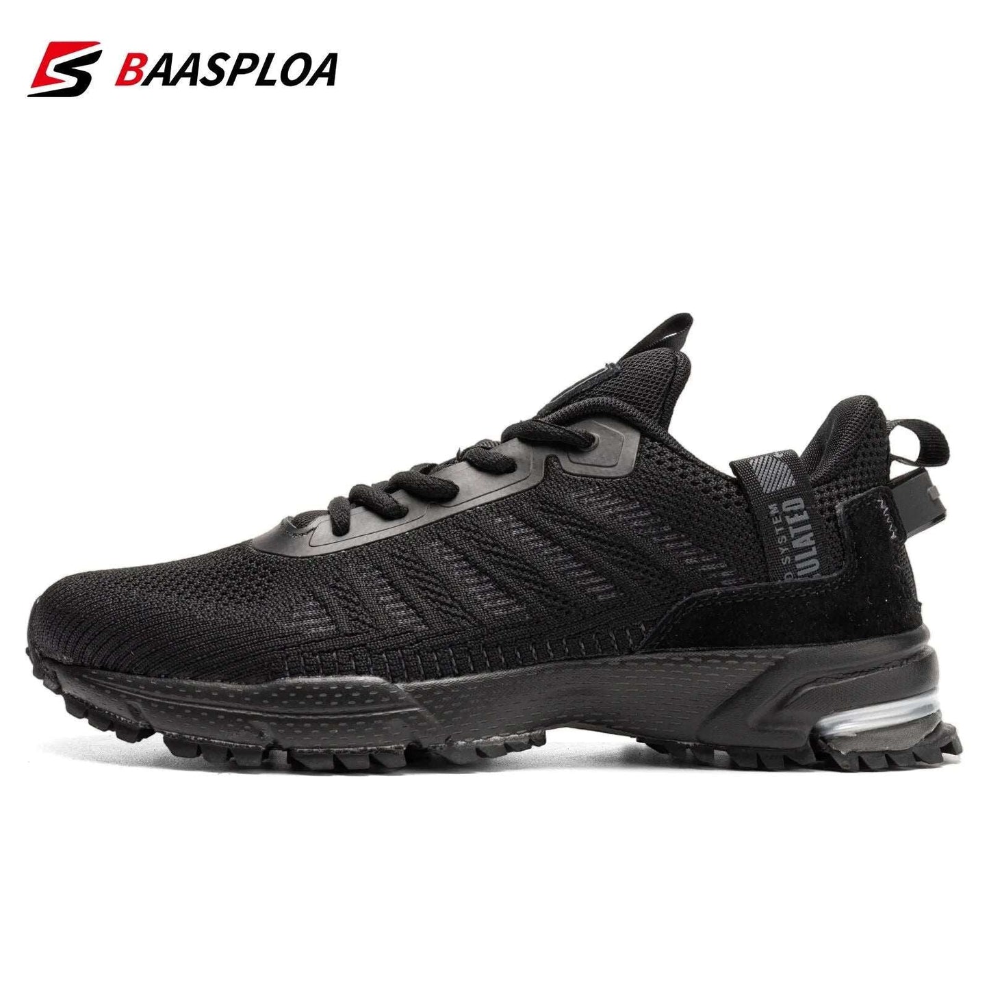 Baasploa Men's Running Shoes Lightweight Designer Breathable Non Slip 2023 New - MVP Sports Wear & Gear