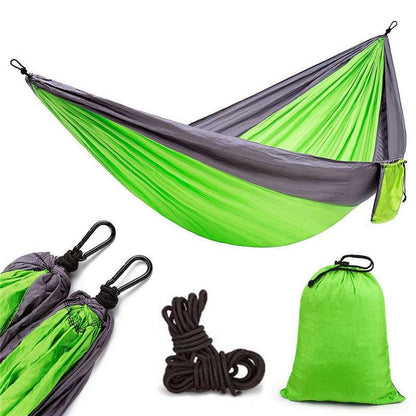 Backpacking Hammock - Portable Nylon Parachute Outdoor Double Hammock - MVP Sports Wear & Gear