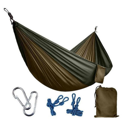 Backpacking Hammock - Portable Nylon Parachute Outdoor Double Hammock - MVP Sports Wear & Gear