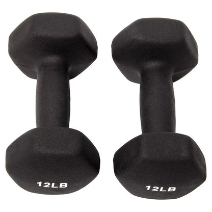 BalanceFrom Dumbbell Set with Stand (5lbs, 8lbs, 12lbs set) - MVP Sports Wear & Gear