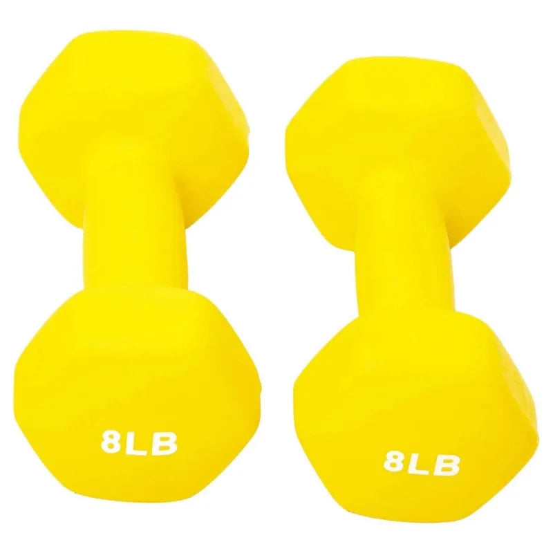 BalanceFrom Dumbbell Set with Stand (5lbs, 8lbs, 12lbs set) - MVP Sports Wear & Gear