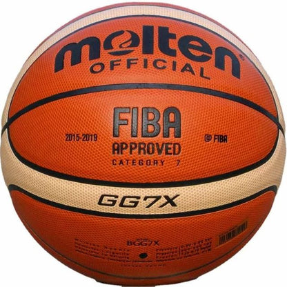 Basketball FIBA Approved Size 7 PU Leather - MVP Sports Wear & Gear