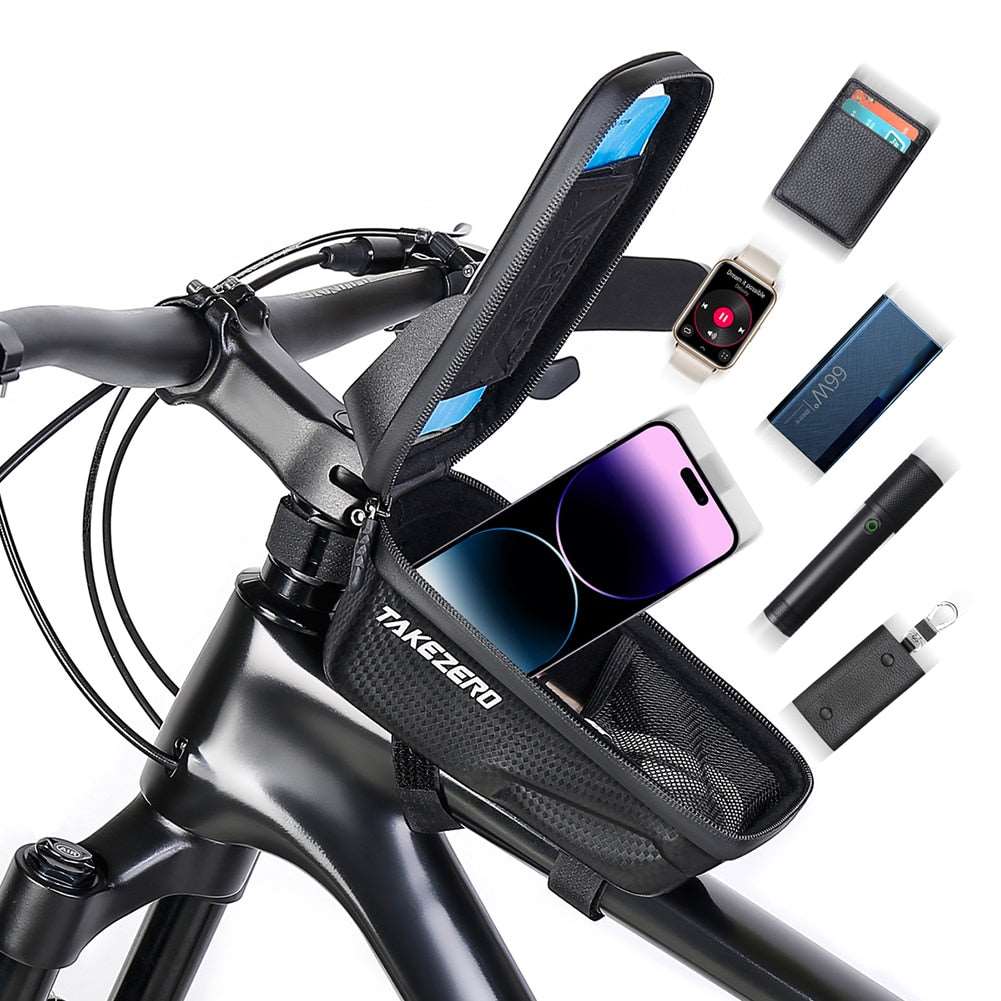 Bike Phone Holder, Touchscreen, Storage Bag - MVP Sports Wear & Gear