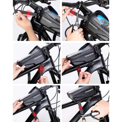 Bike Phone Holder, Touchscreen, Storage Bag - MVP Sports Wear & Gear