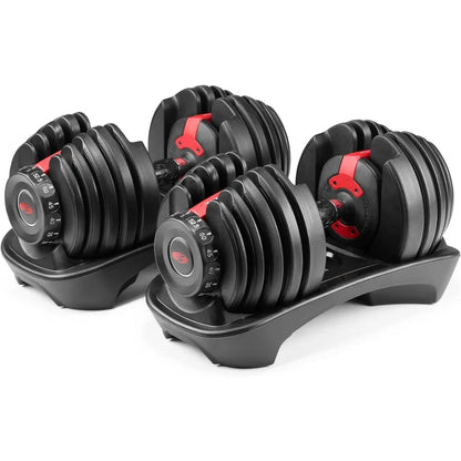 Bowflex SelectTech 552 Adjustable Dumbbells (Pair) and Stand Bundle - MVP Sports Wear & Gear